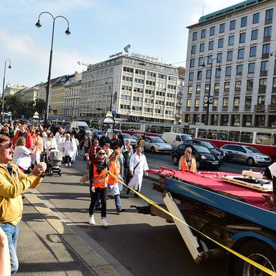 Udo Jürgens-Demo in Wien