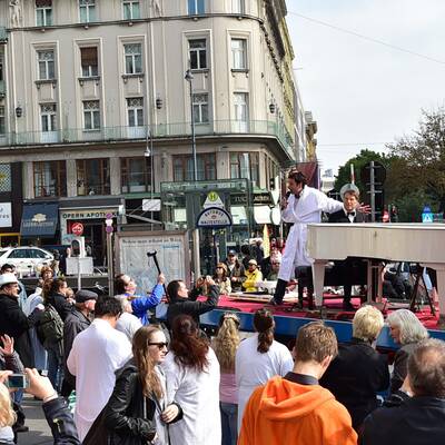 Udo Jürgens-Demo in Wien