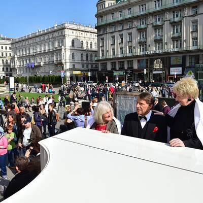 Udo Jürgens-Demo in Wien