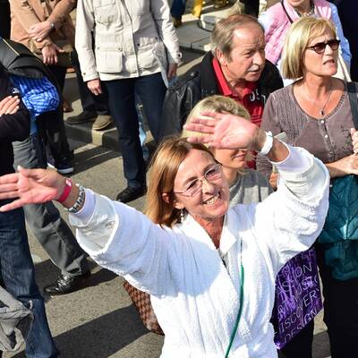 Udo Jürgens-Demo in Wien