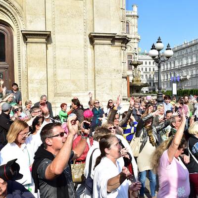 Udo Jürgens-Demo in Wien