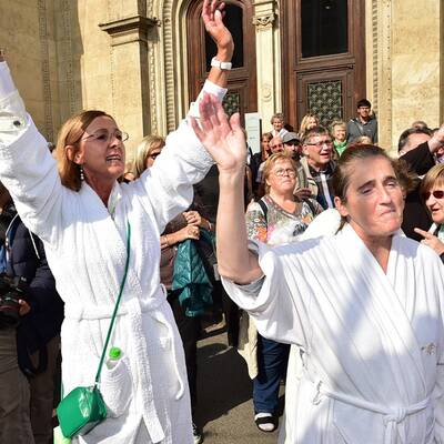 Udo Jürgens-Demo in Wien