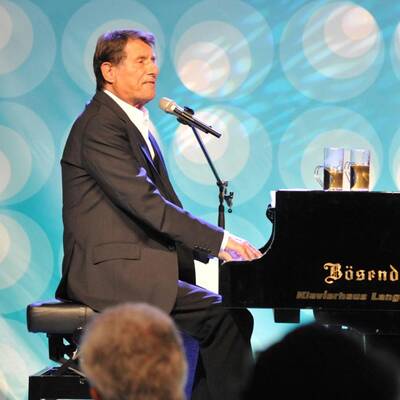 Udo Jürgens trotzte dem Sauwetter