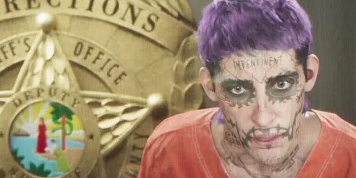 Mann mit Gesichts-Tattoos im GTA 6-Trailer