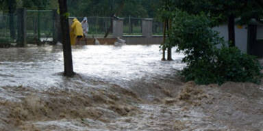 Teile des Landes standen in der Nacht unter Wasser