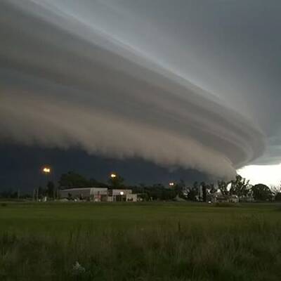 Diese Wolke sah aus wie ein Ufo