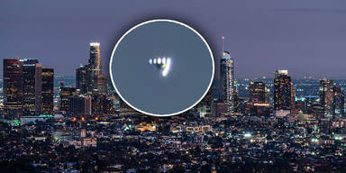 UFO-Alarm! Seltsames Dreieck schwebt &uuml;ber Los Angeles