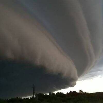 Diese Wolke sah aus wie ein Ufo