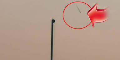 "Mysteri&ouml;ses Objekt" &uuml;ber Wien gesehen