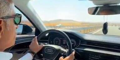 Trotz Verbot: Verkehrsminister rast &uuml;ber Autobahn