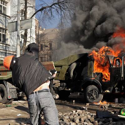 Gewalt in Kiew eskaliert
