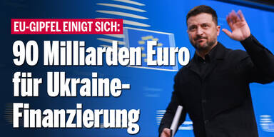 90 Milliarden Euro für Ukraine-Finanzierung