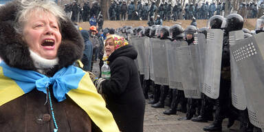 50 Demonstranten in Kiew festgenommen