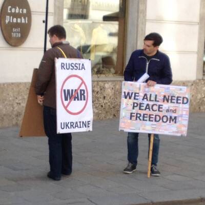 Demo vor der Hofburg