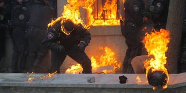 50 Demonstranten in Kiew festgenommen