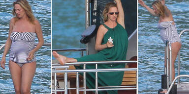 Uma Thurman: Zeigt Bauch im Yacht-Urlaub