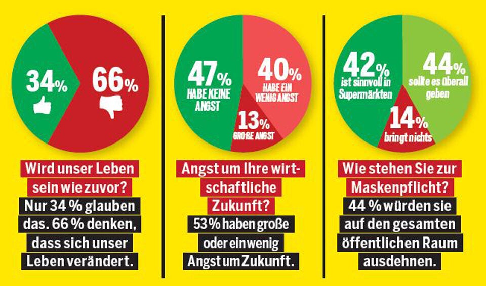 Umfrage: Kurz & Anschober am beliebtesten