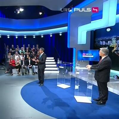  Das erste TV-Duell in Bildern