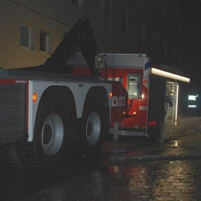 Schlimmes Unwetter in Österreich