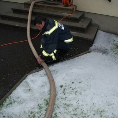 Schlimmes Unwetter in Österreich