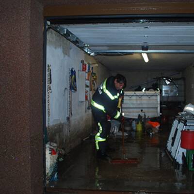 Schlimmes Unwetter in Österreich