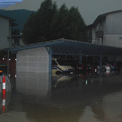 Schlimmes Unwetter in Österreich