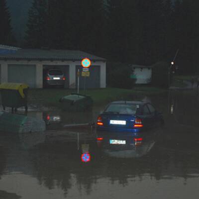 Schlimmes Unwetter in Österreich