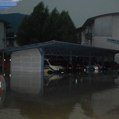 Schlimmes Unwetter in Österreich
