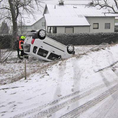 Unfall bei Baden (NÖ)