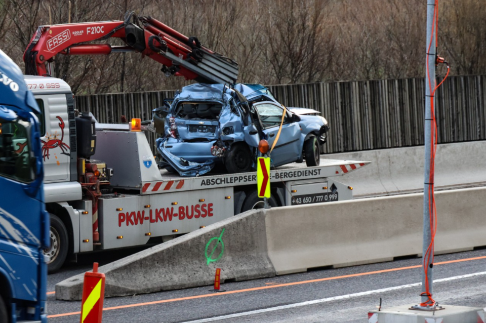 Unfall auf der Pyhrnautobahn