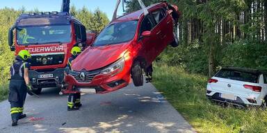 Drei Verletzte bei Crash in Amstetten