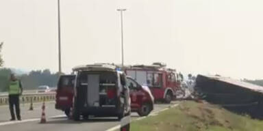 Busunfall in Kroatien: Mindestens zehn Tote