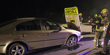 Autofahrer rammt 