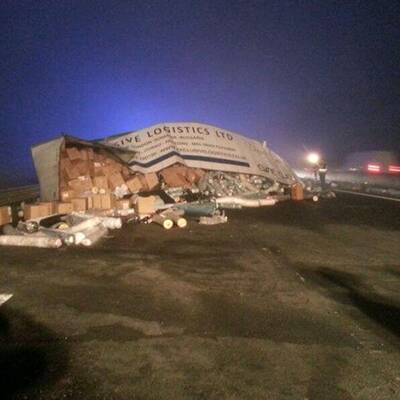 Massencrash auf der A1