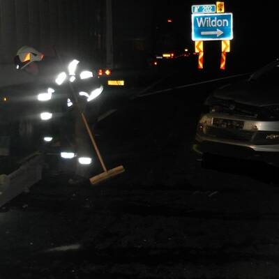 Auffahrunfall im Stau nach tödlichem Crash