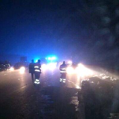 Massencrash auf der A1