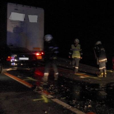 Auffahrunfall im Stau nach tödlichem Crash