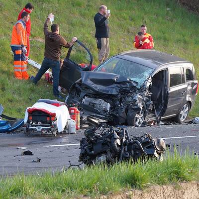 Horror-Crash in der Südoststeiermark