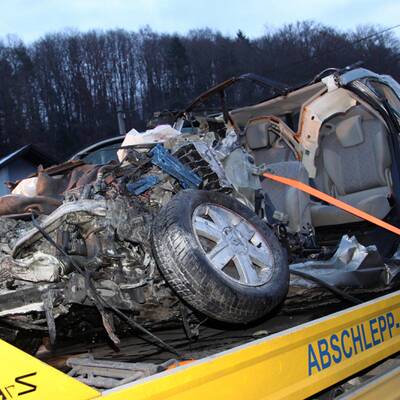 Horror-Crash im Burgenland