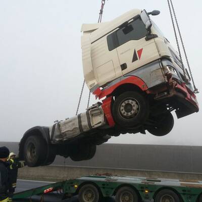 Massencrash auf der A1