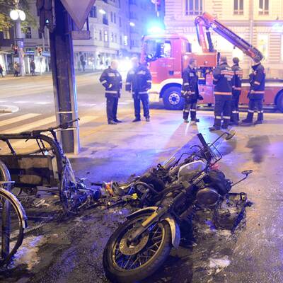 Frontal-Crash in der Josefstadt
