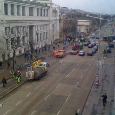 Massencrash am Währinger Gürtel