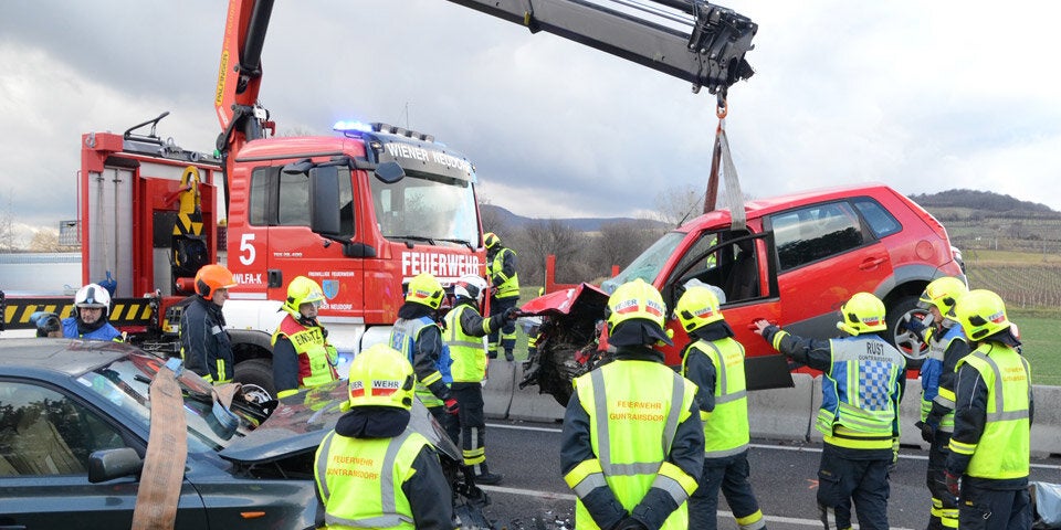 Horror-Unfall: 6 Verletzte, darunter zwei Kinder