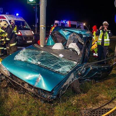 Das Auto war ein Totalschaden.