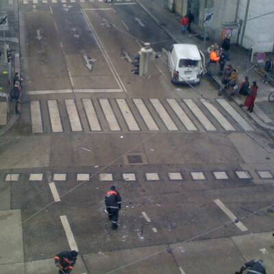 Massencrash am Währinger Gürtel