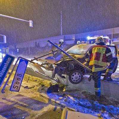 Unfall bei Baden (NÖ)