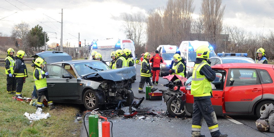 Horror-Unfall: 6 Verletzte, darunter zwei Kinder