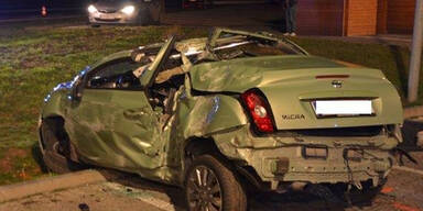 Gänserndorf: Mann rast in den Tod