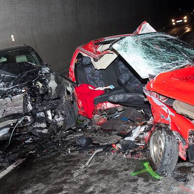 Der Pkw geriet ins Schleudern