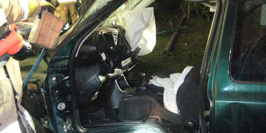 Bei Verfolgungsjagd in Haus gekracht